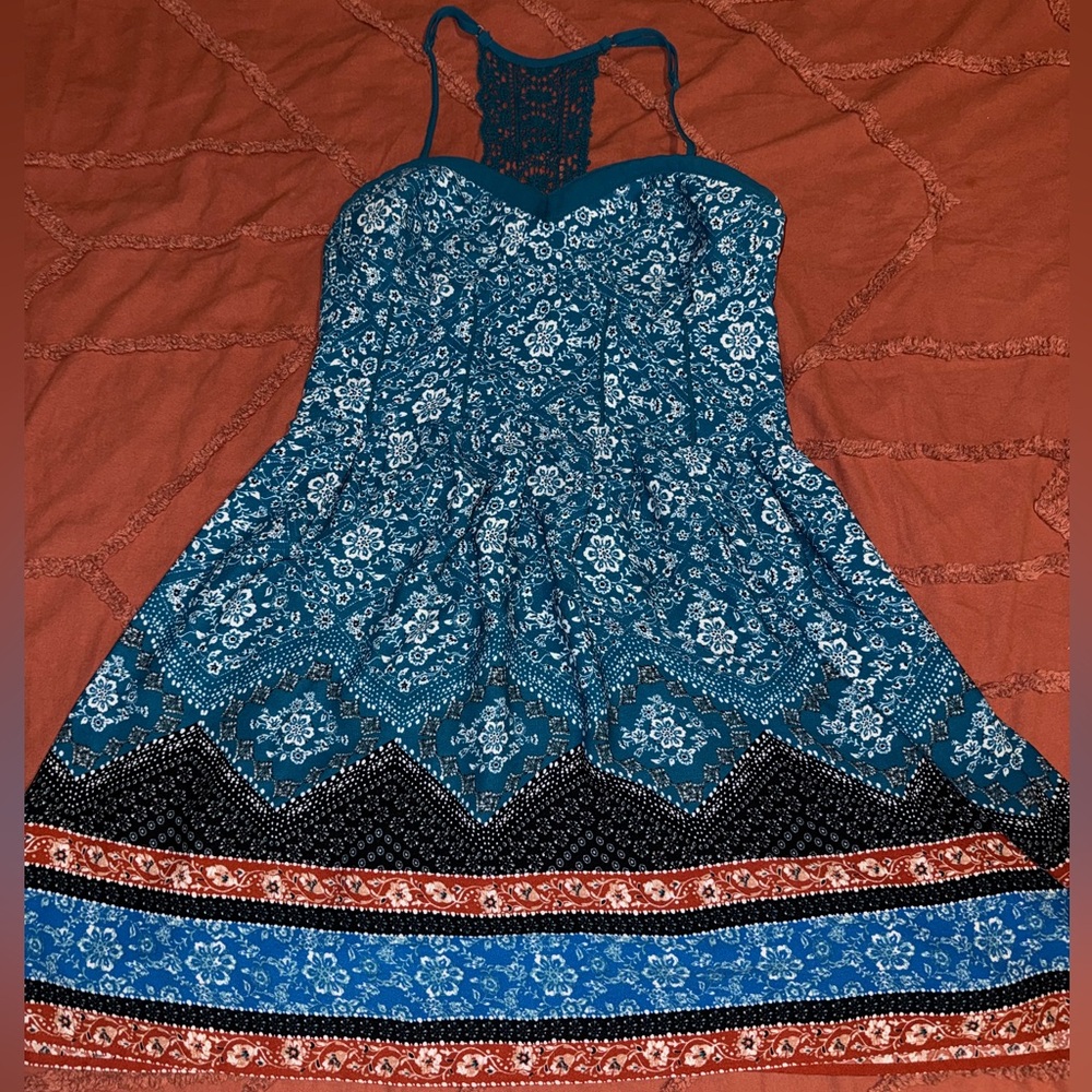 Xhilaration Spaghetti Strap Floral Dress